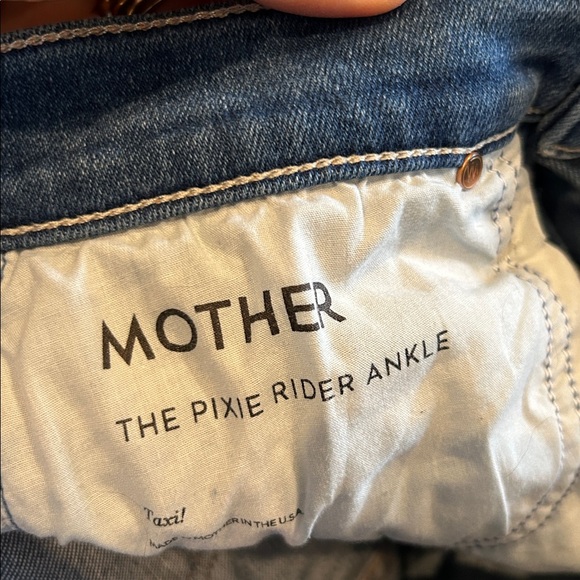 MOTHER High Rise Blue Jeans - Picture 4 of 8